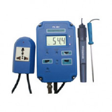 Настенный контроллер pH и температуры с управляемым блоком розетки PH-601